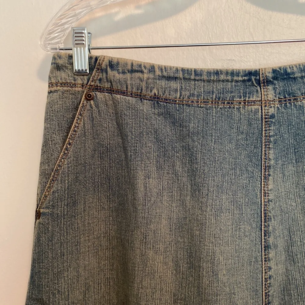 J. Crew Faded Denim Skirt - Image 2