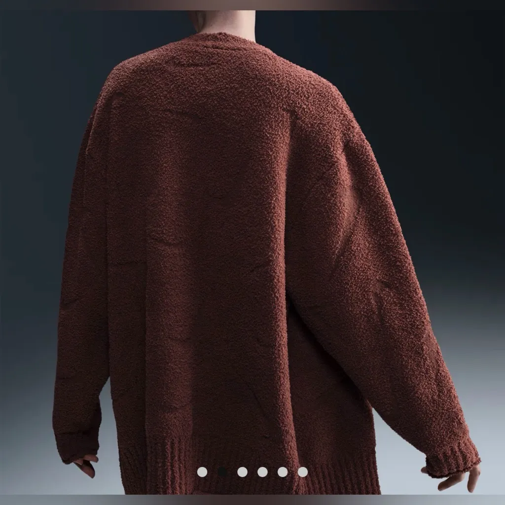 Nike Sportswear Phoenix Cozy Bouclé medium Women's Oversized Knit Cardigan - Image 3