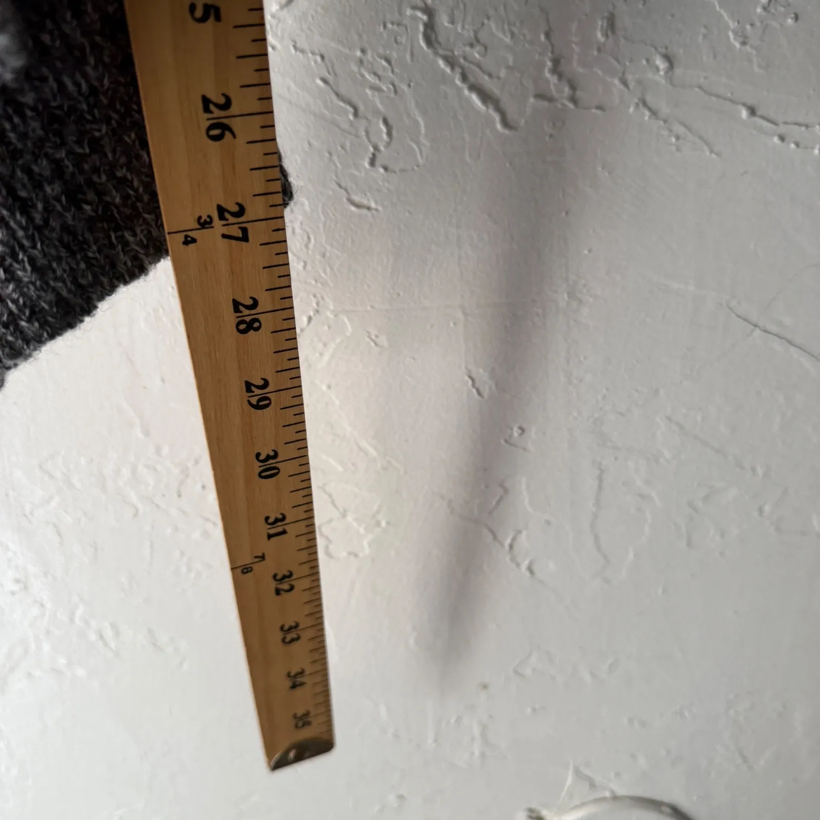 Arielle Vintage 80s Knit Lounge Pants Women's Gray Speckled Ribbed Warm Bottoms Size M - Image 7