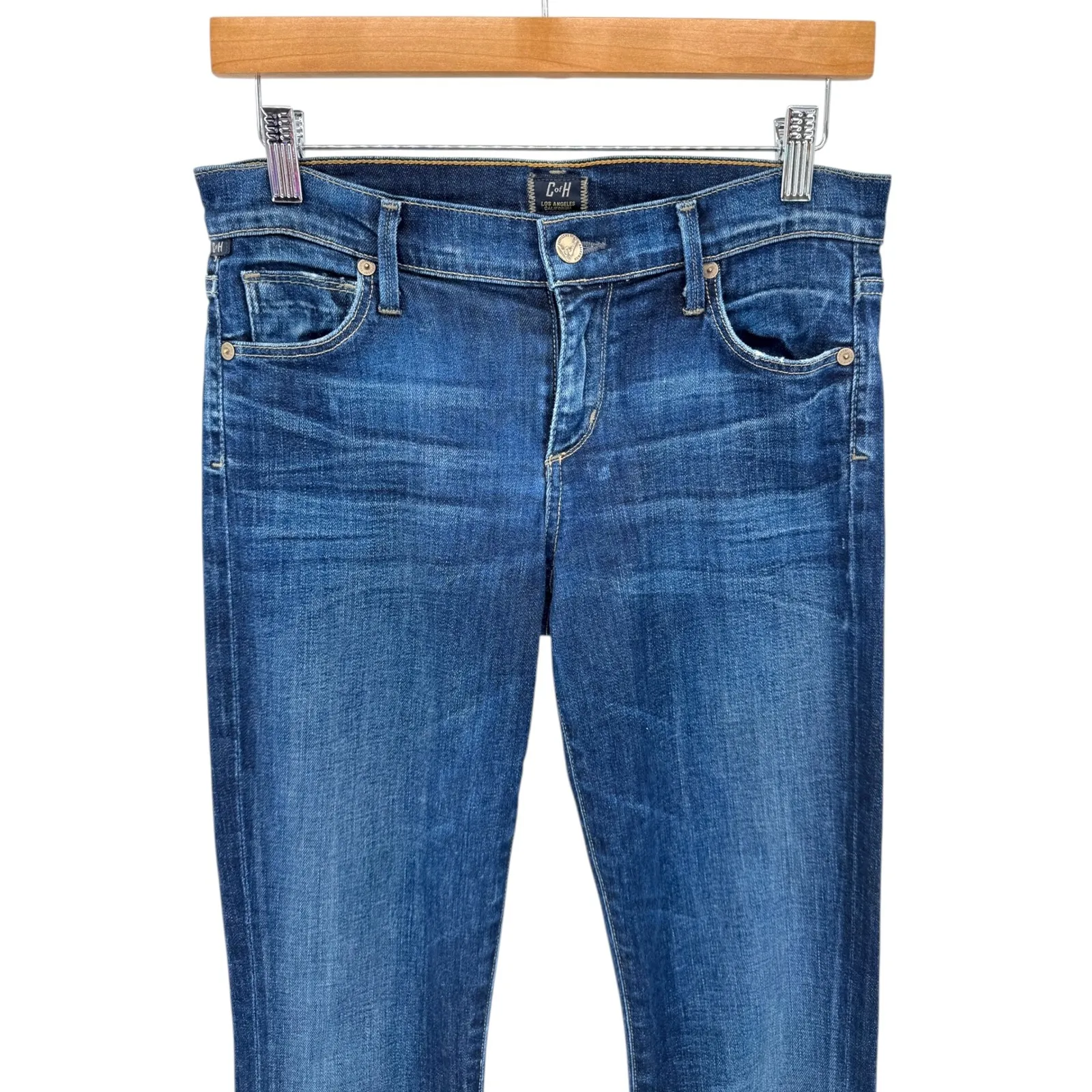 Citizens of Humanity Ava Low Rise Straight Leg‎ Jeans Womens Size 27 Blue Denim - Image 2