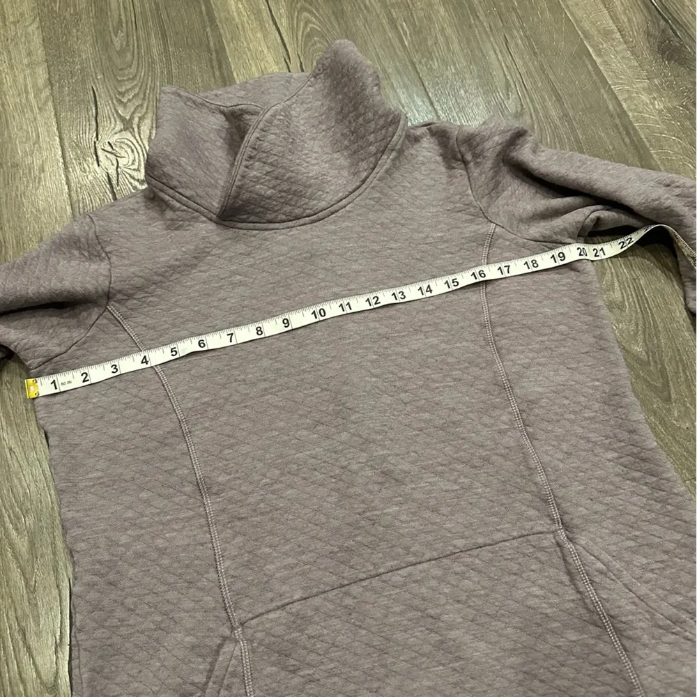 Kuhl Sweatshirt Women's L Top Purple Quilted Funnel Neck Pullover Outdoor Wool - Image 10