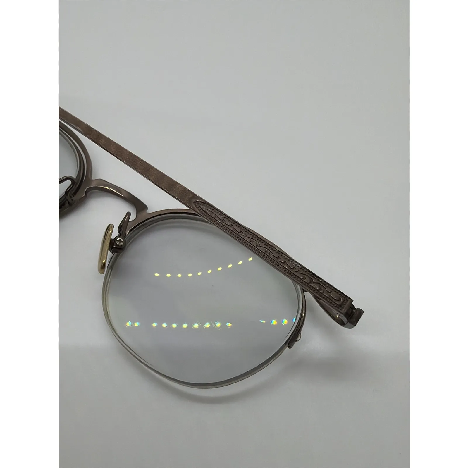 Seraphin by OGI Duval Eyeglasses Frames 8105 Antique Bronze Titanium 47/22/145 Brown - Image 3