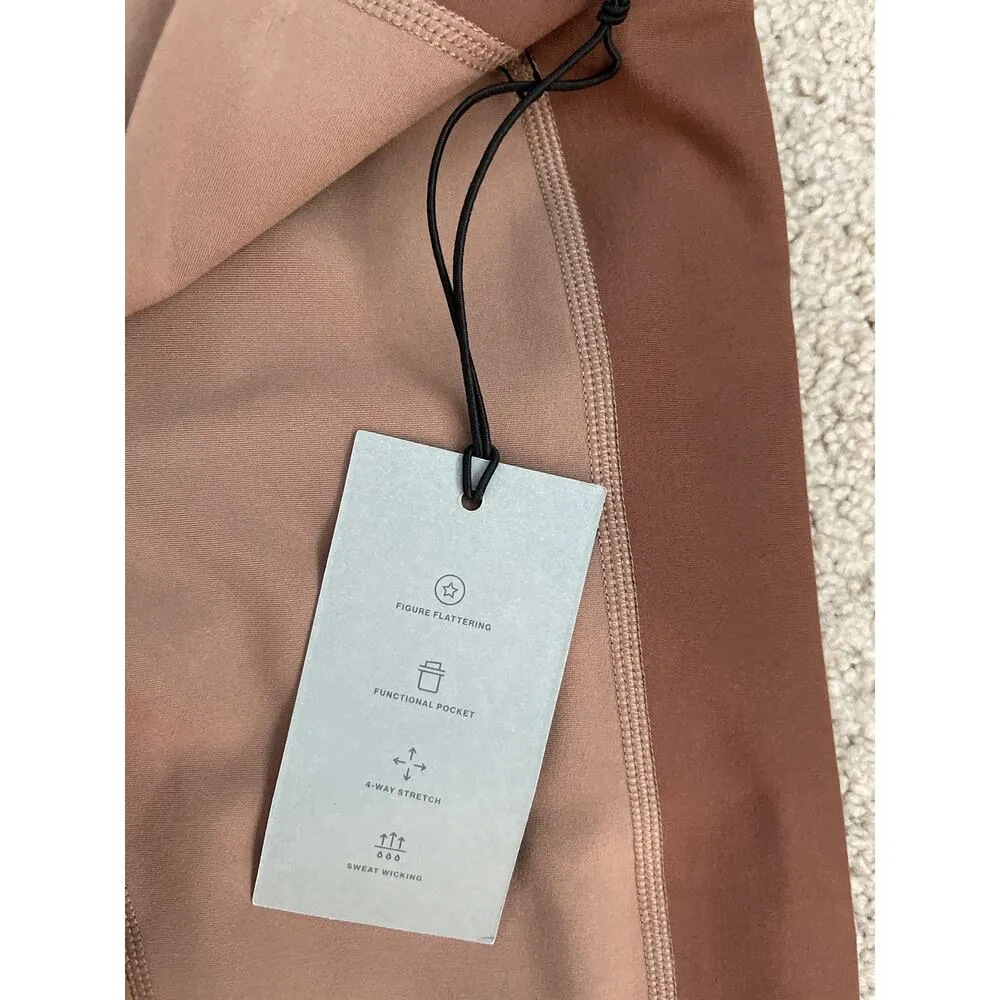 Abercrombie & Fitch YPB sculptLUX 7/8-Length Willow Color-block Leggings Size CA - Image 8