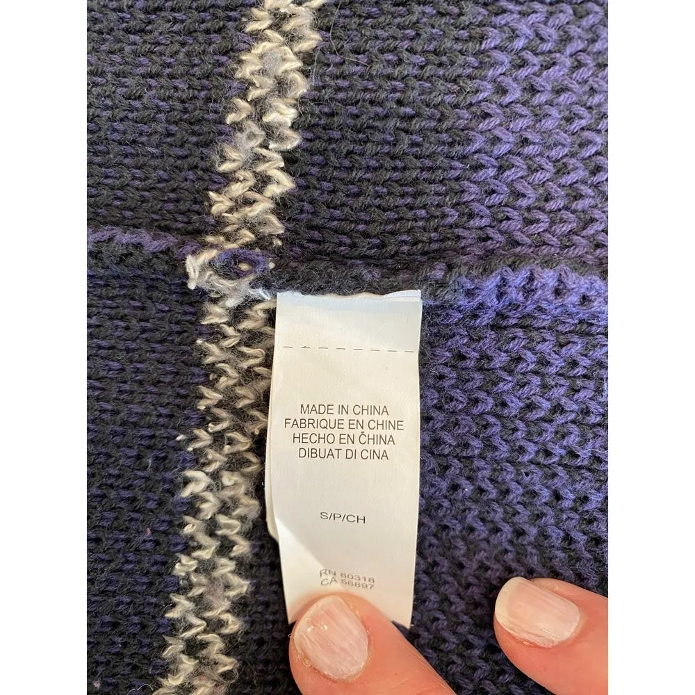 Lucky Brand Women's Open Front Cardigan S Southwest Aztec Print Multicolor - Image 4