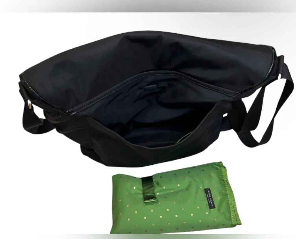 Kate Spade Black Nylon Messenger Diaper Laptop Bag - Image 4