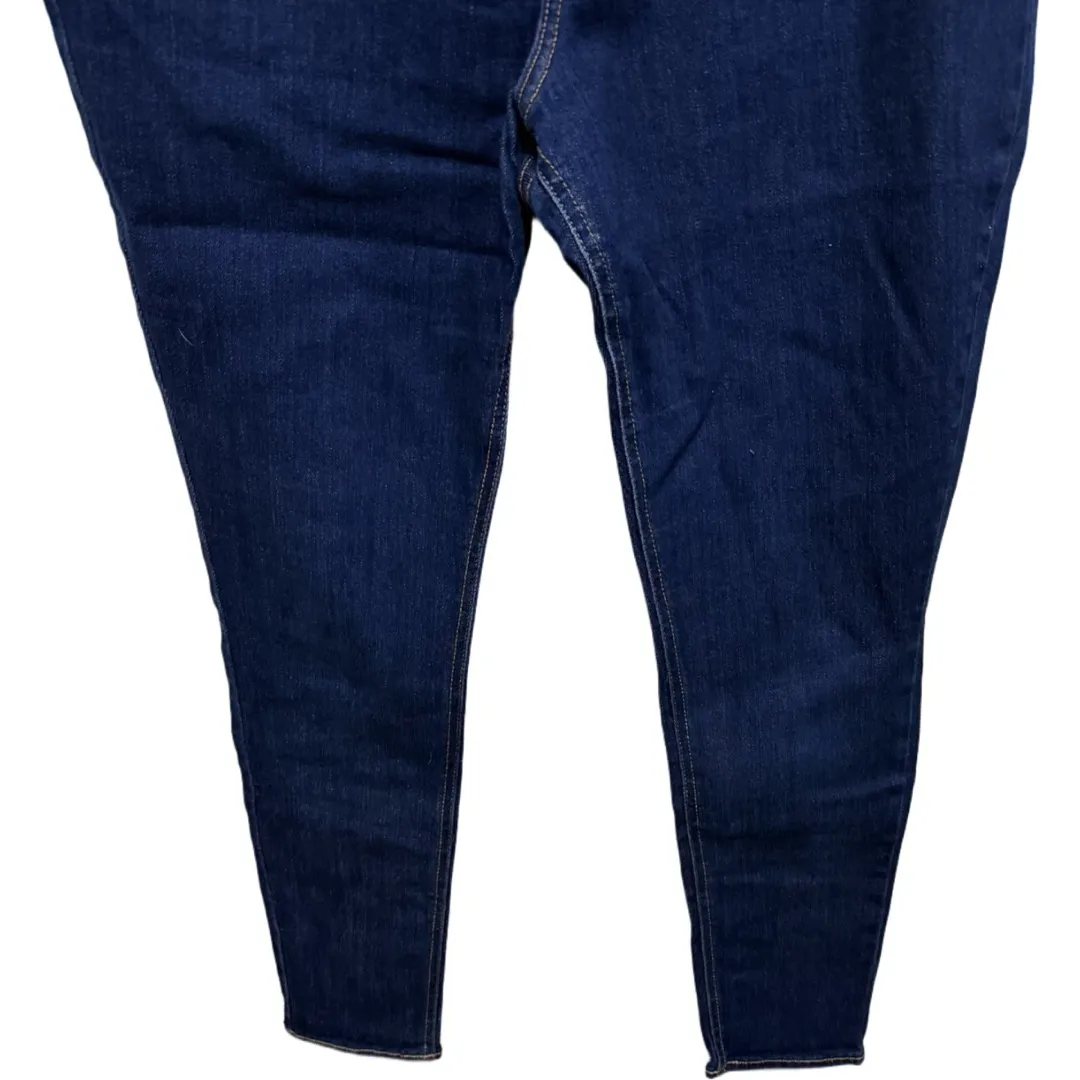 Old Navy Dark Wash High Rise Super Skinny Denim Jeans Size 16 Plus Size Mom Jean - Image 3