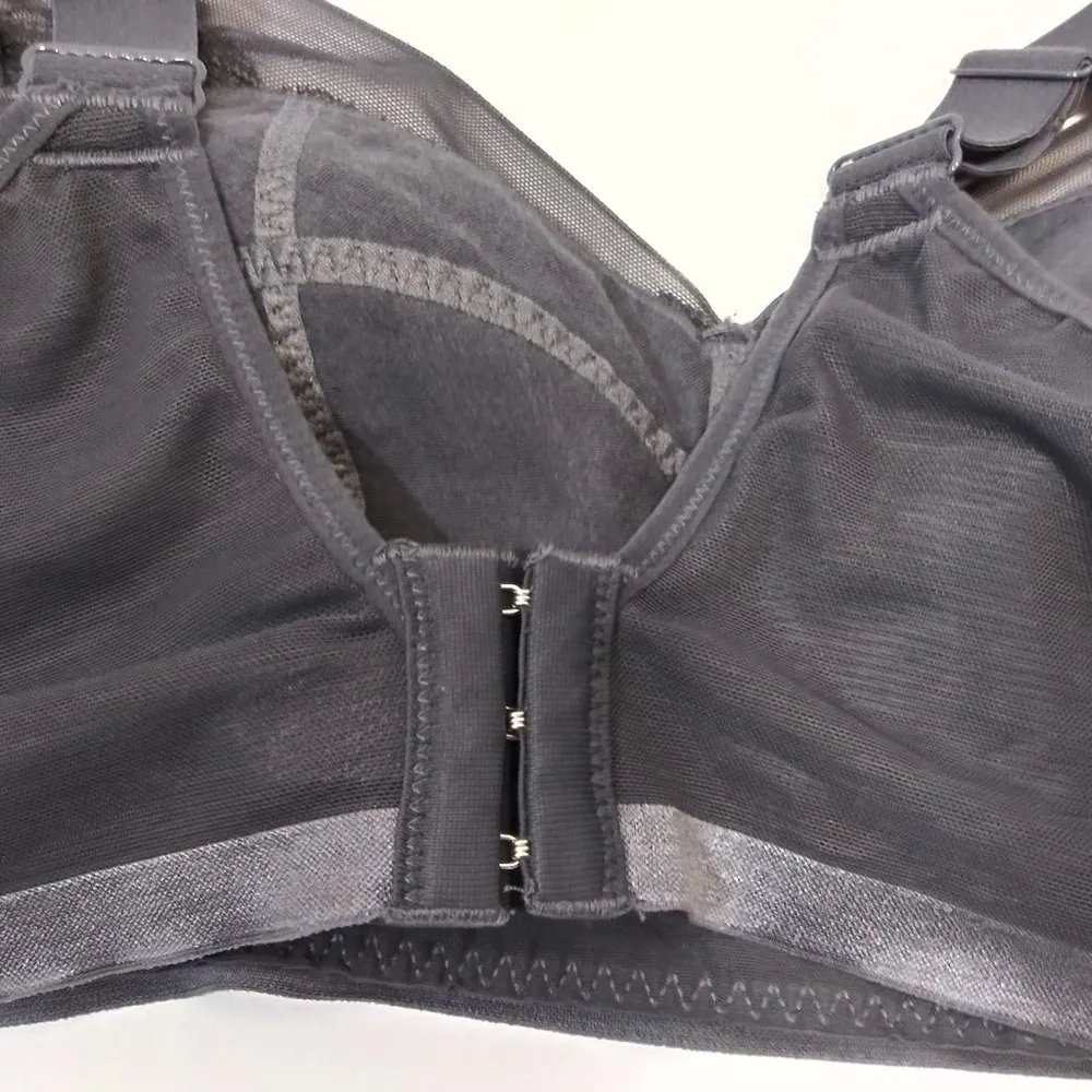 by Korea Gray Mesh Lace Bra Size XXL - Image 6