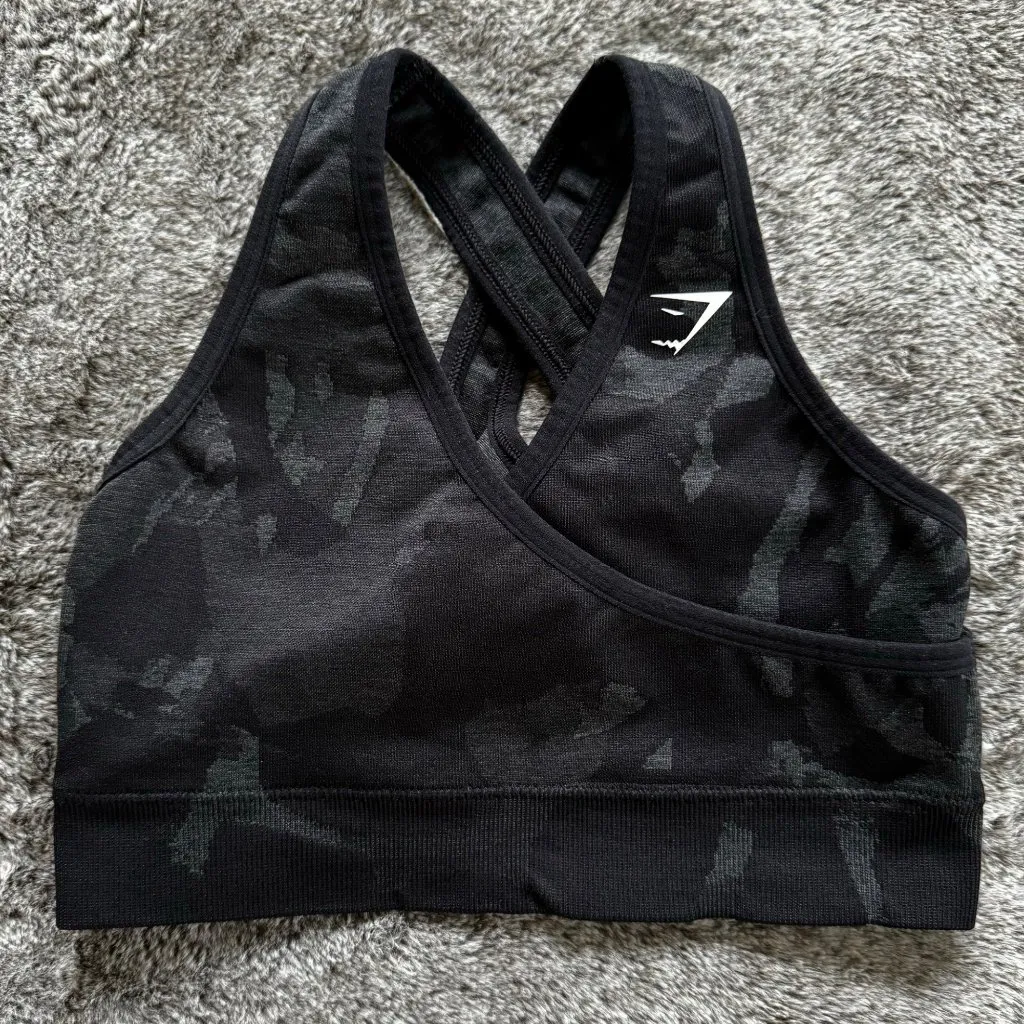 Gymshark Adapt Camo Seamless Bra Sz XS - Image 2