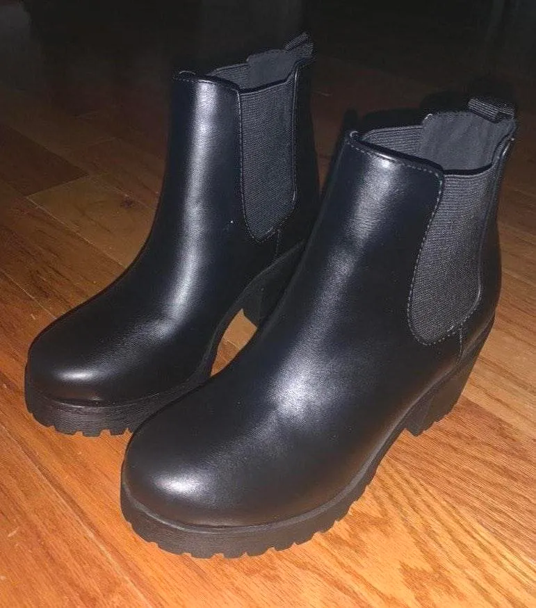 Soda Black Booties - Image 2