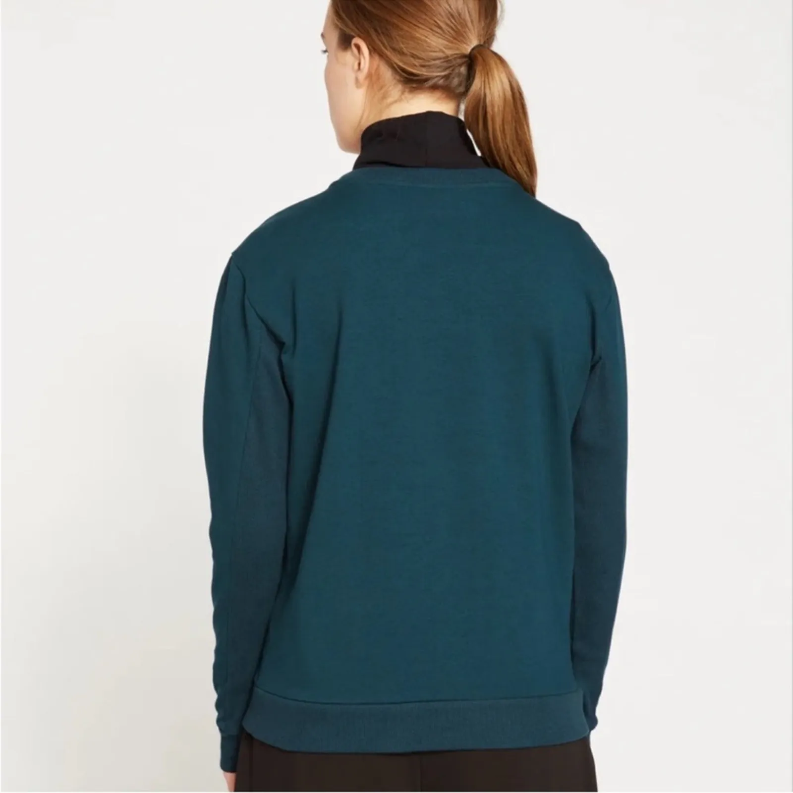 Universal Standard Meridian Zip Pullover Deep Sea Size 4XS/0-00 - Image 4