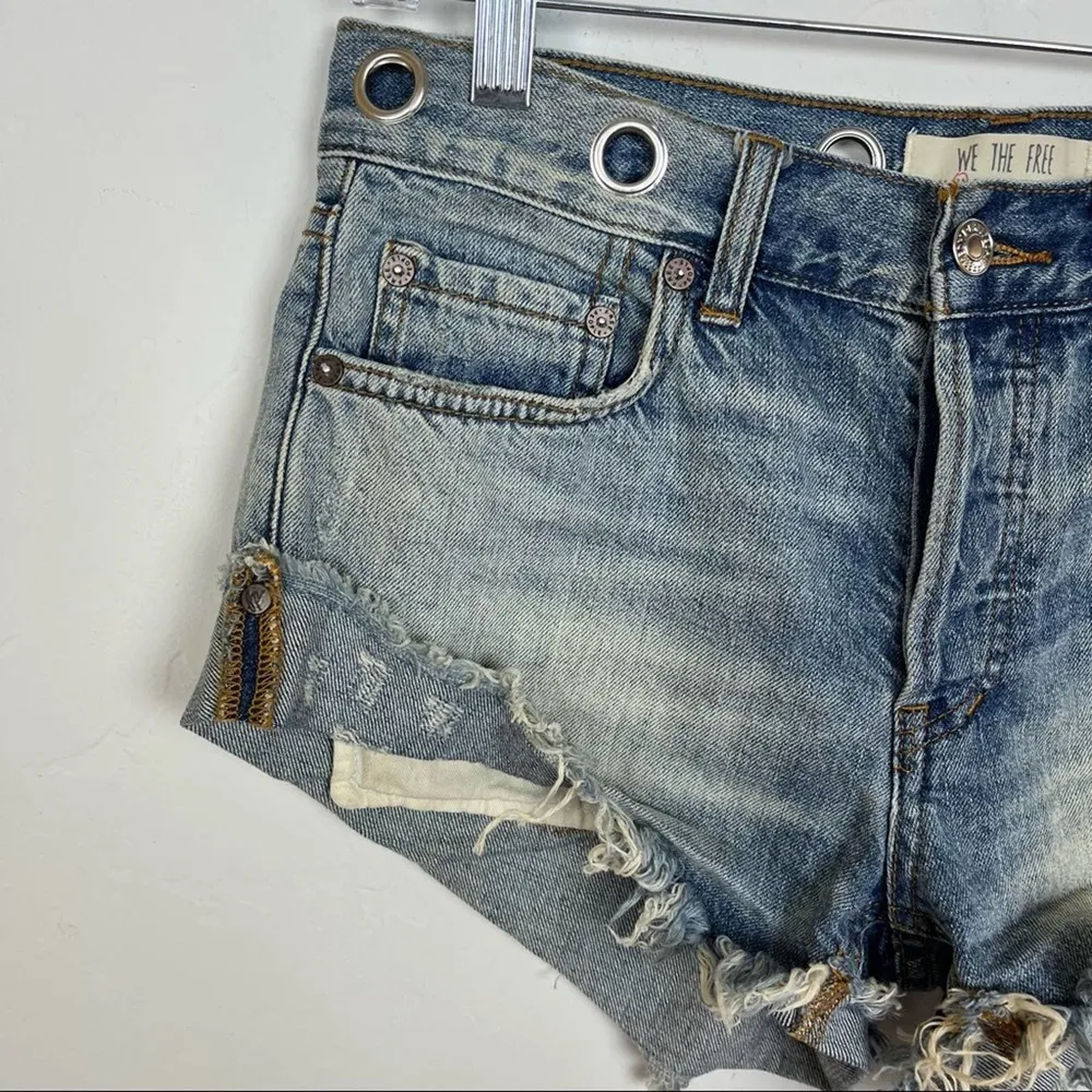 Free People Sashed Relaxed Short in Blue - Image 3