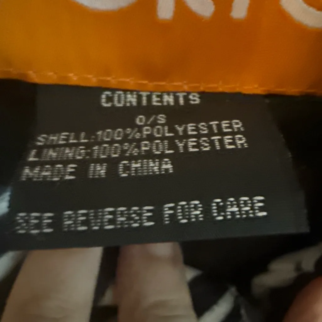 VTG Zebra Print Statement Cape Poncho Coat w/Faux Fur Hood - Image 15