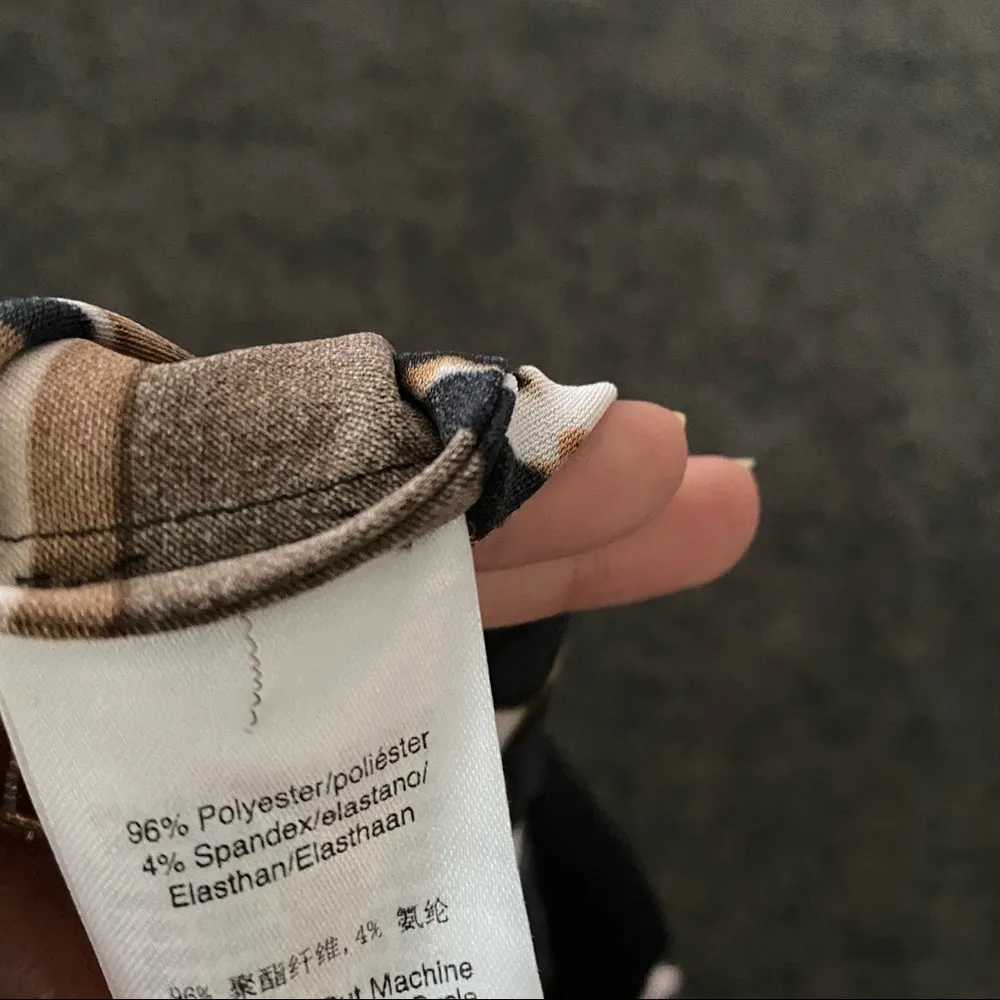 Asymmetrical Striped Cheetah Print skirt - Image 6