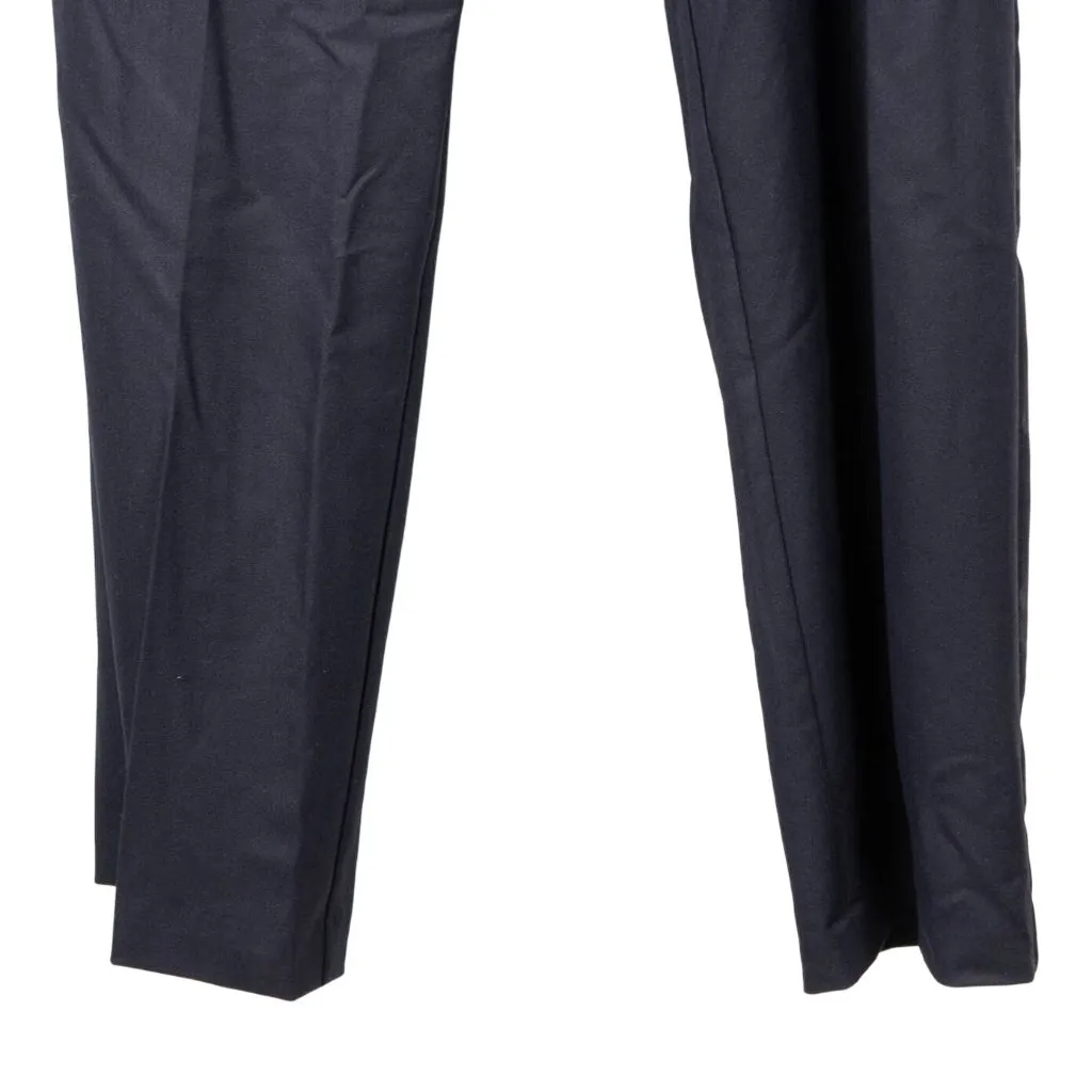 Worthington Modern Fit Dress Pants 14 Navy Blue Chintz Straight Leg Zip Pockets - Image 3