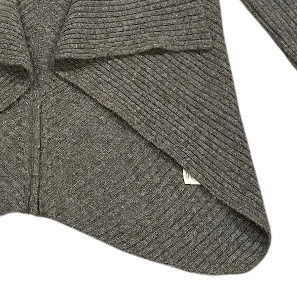 MARGARET OLEARY Wrap Open Front Cashmere Cardigan Sweater S - Image 5