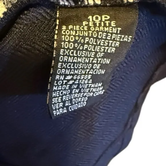 Perfections Petite Suit Jacket with Attached Top - Image 8