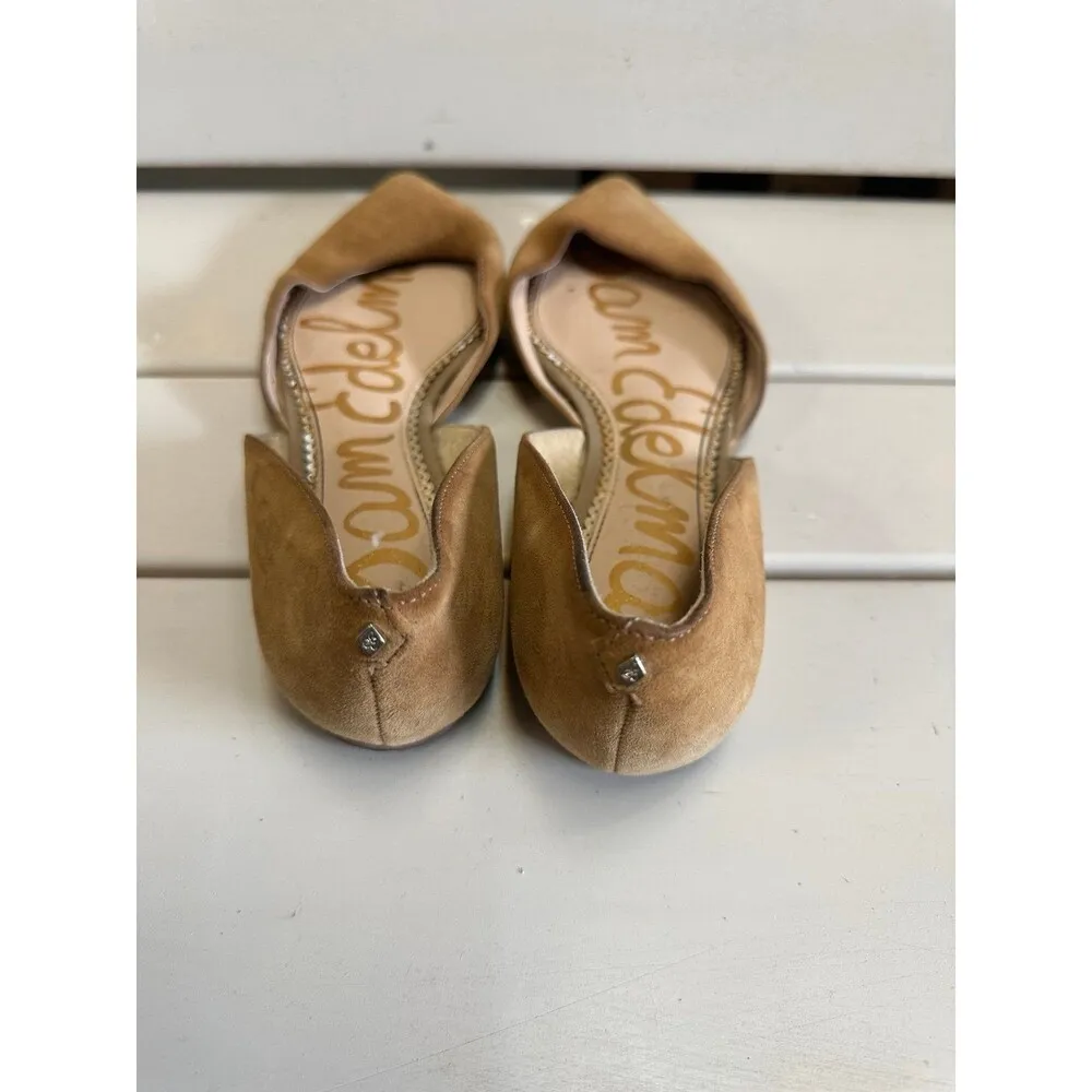 Anthropologie  Rodney Pointy Toe d'Orsay Leather Suede Flats 8 - Image 5