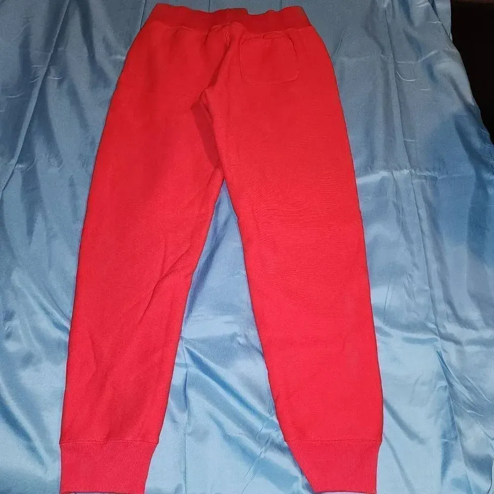 Vintage Champion Womens Reverse Weave Powderpuff Girls Joggers Pants‎ Small - Image 2