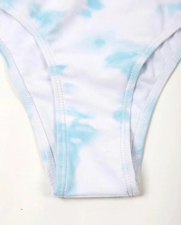 SheIn Tie Dye Cutout Bikini Set - Image 4