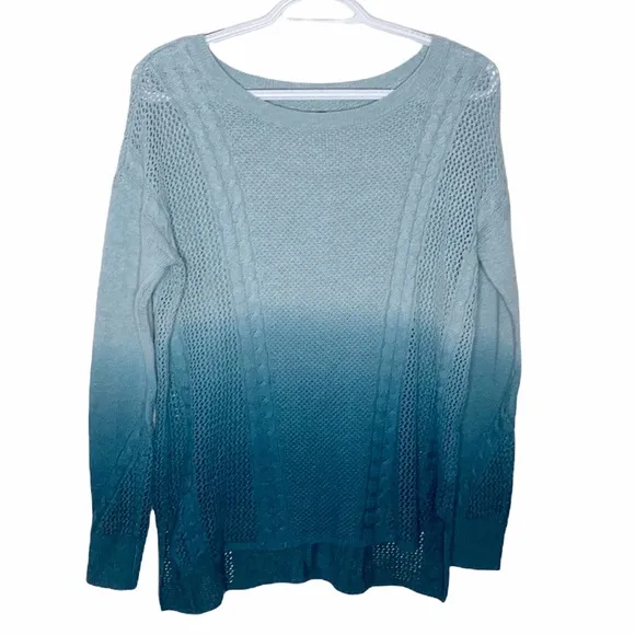 American Eagle Outfitters ombré cable knit sweater size XS - Image 5