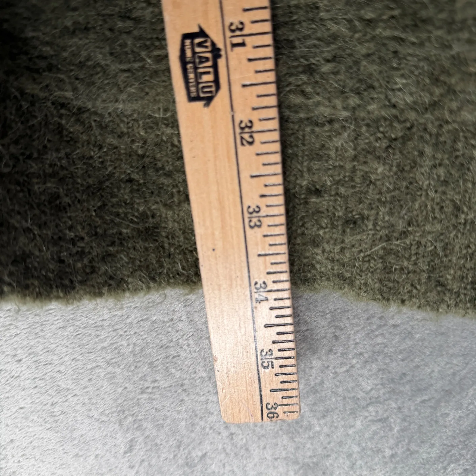 Rails Oslo Olive Green Cardigan Sweater Large Button Front Knit Fuzzy Oversized - Image 11