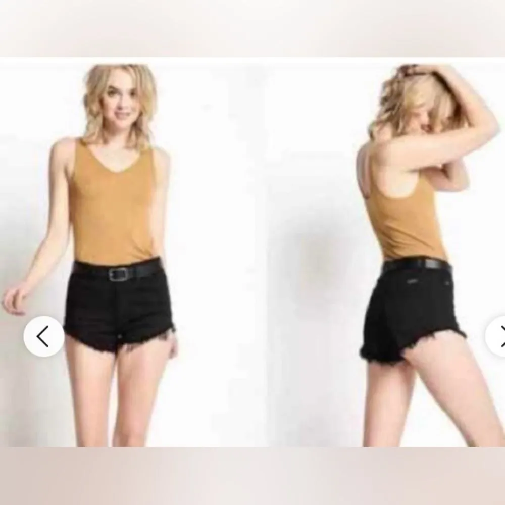 #125 KANCAN Short Black Jeans Shorts - Image 11