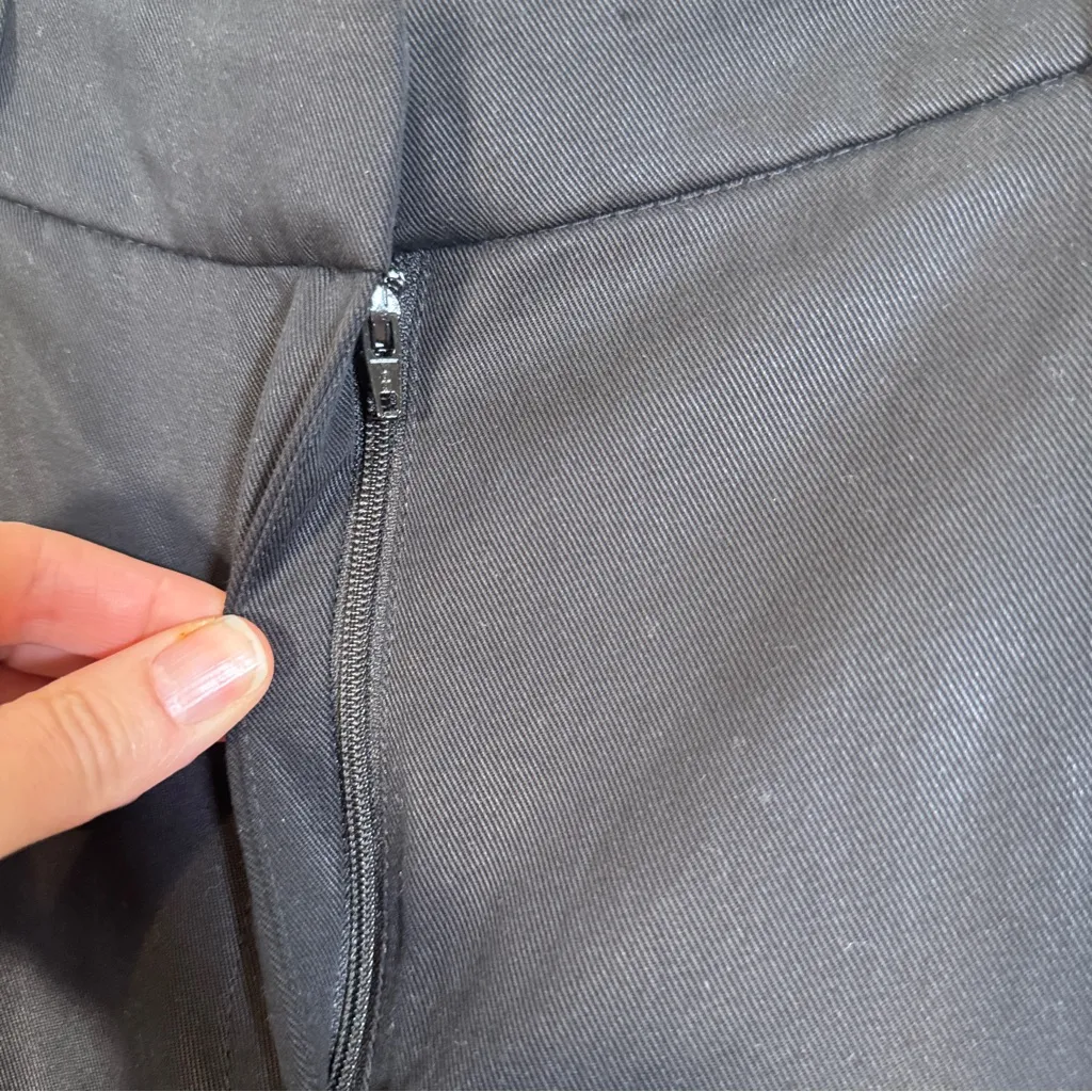 J Crew Black Straight Leg High Rise Trouser Dress Pants Womens 8 Preppy Office - Image 10