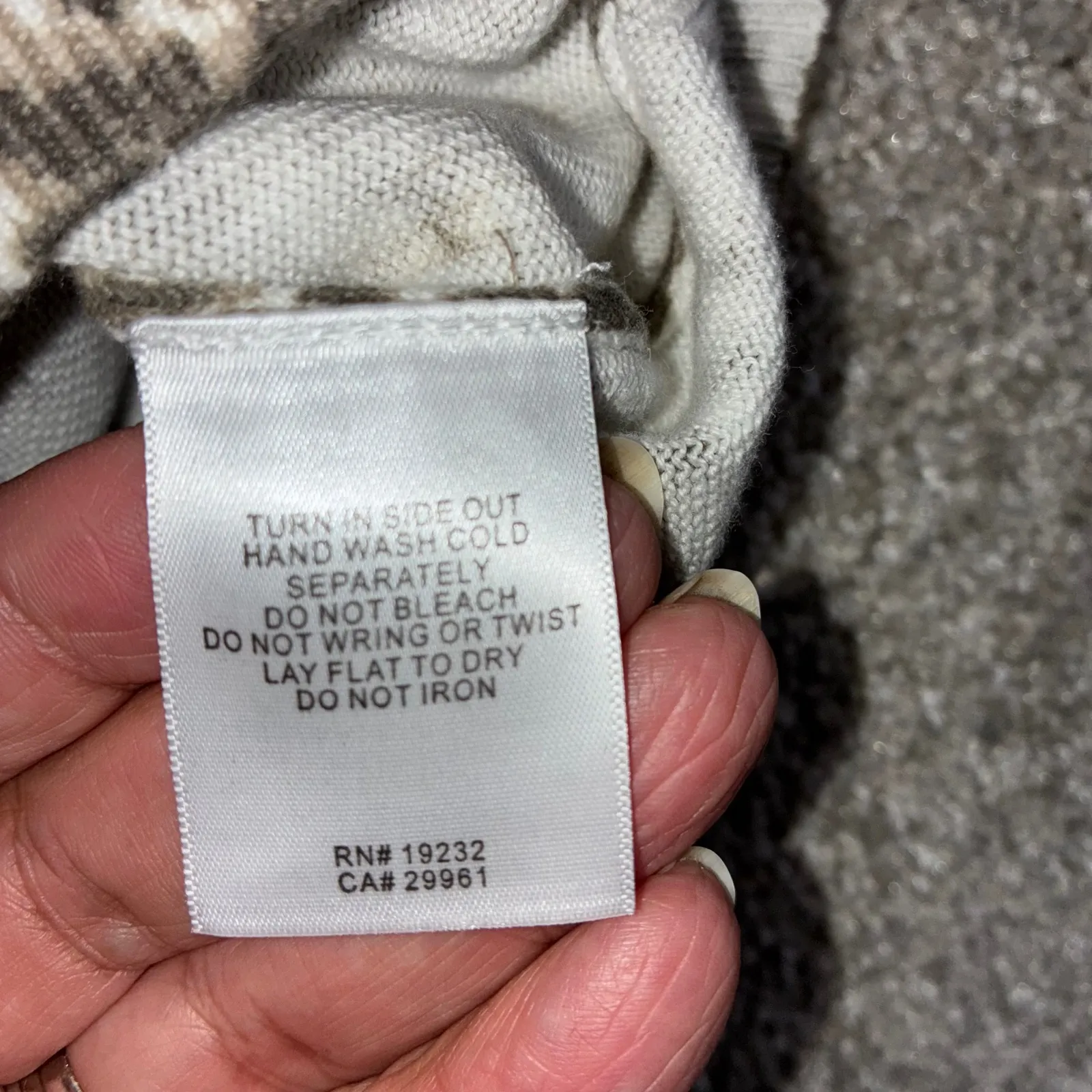 Alfred Dunner Womens Small Sweater Leopard Floral Tan Brown Beaded Animal Print - Image 5