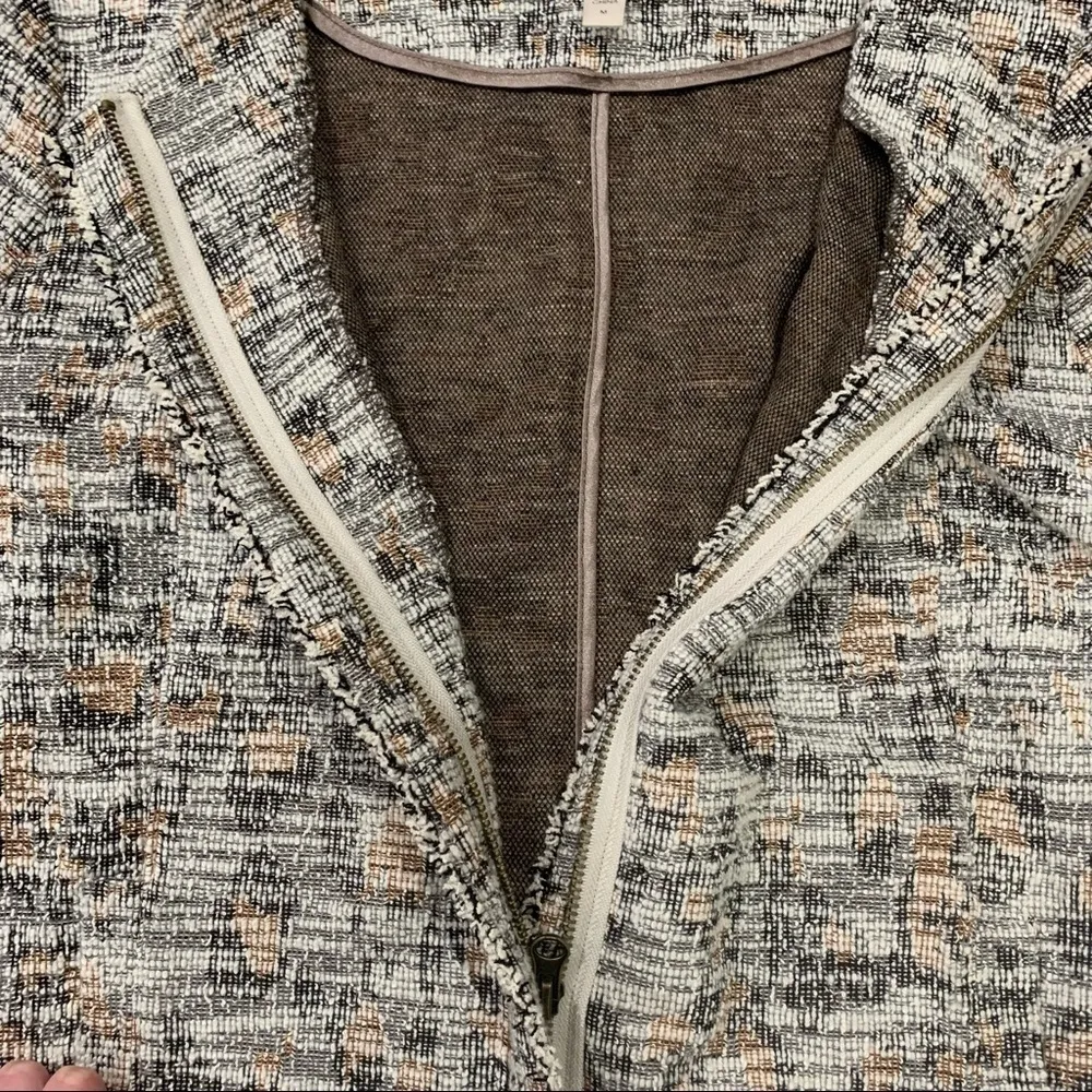 Anthropologie Dolan Leopard Longline tweed jacket - Image 8