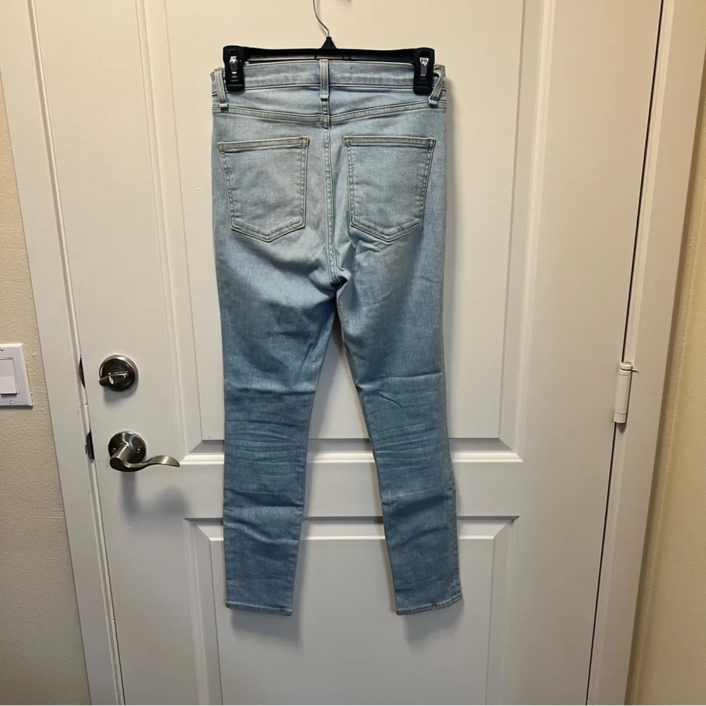 Veronica Beard  Debbie Skinny Jean Pale Stone Size 25 EUC - Image 4