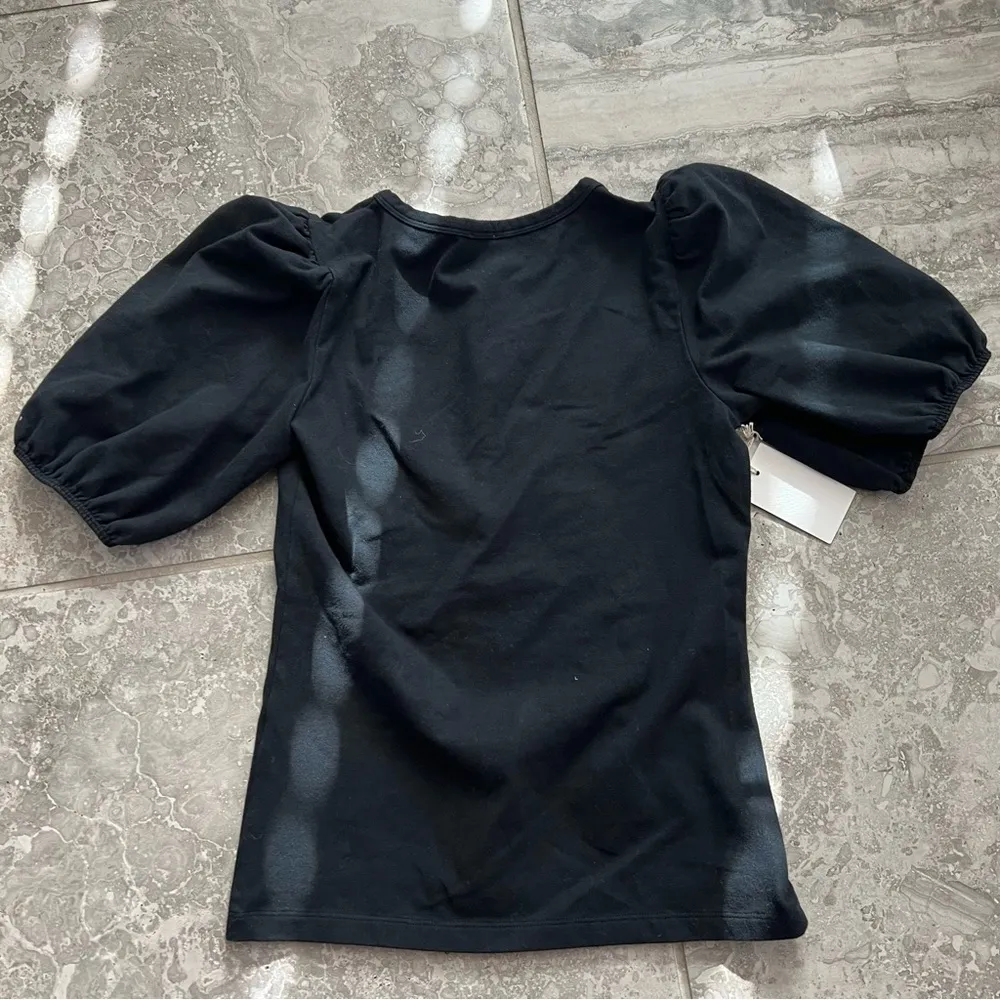 Wilfred  Billow Top Puff Shoulder Henley Blouse Size XS New with Tag - Image 4