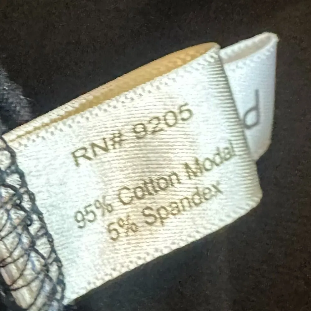 Boston Proper Black A-Line Dress Stretch Knot Waist Cotton Size Small Women's - Image 10