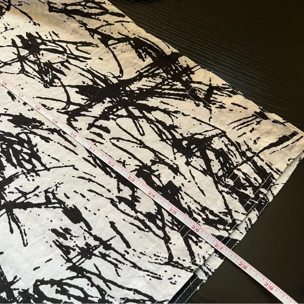 John Mark  White Black Abstract Top Medium - Image 12