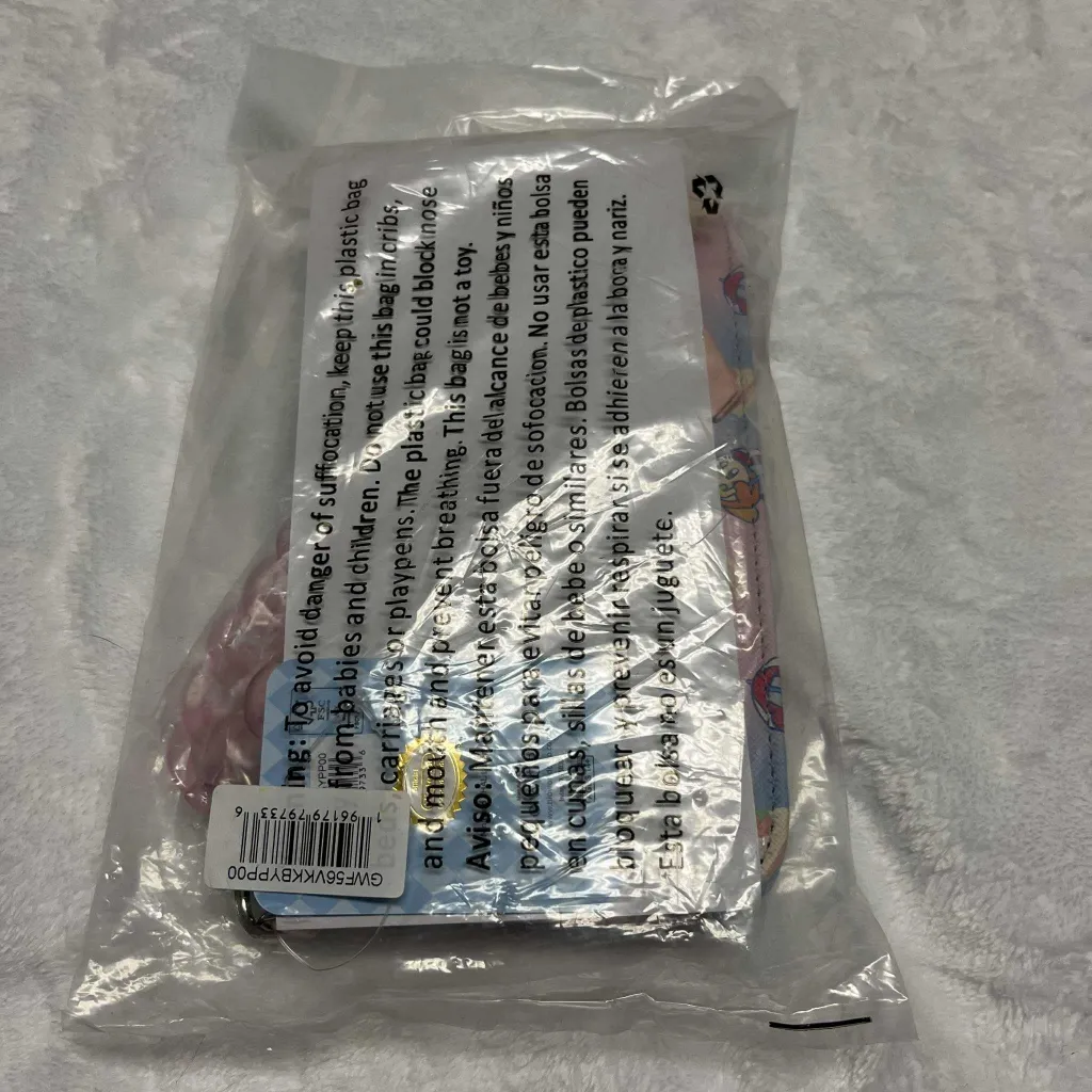 Bioworld X Nintendo Kirby All Over Print Pink Chain Tech Zip Wallet Wristlet - Image 7