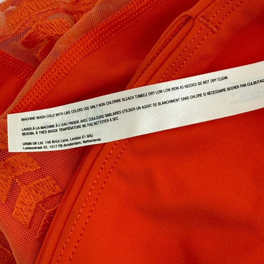 Free People Movement Desert Renegade Leggings SZ Small Mandarin Red NWT Athletic - Image 16