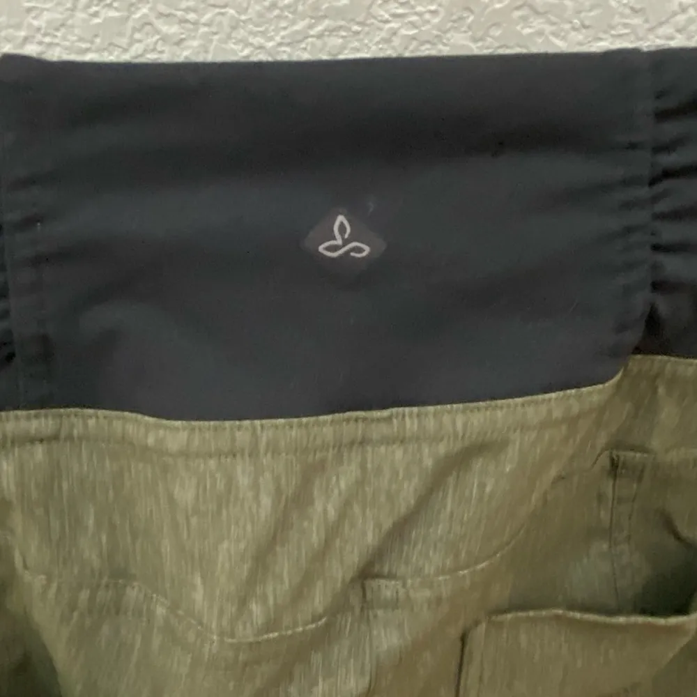 prAna Summit Pants in Charcoal Heather/Cargo Green Heather Size S - Image 12
