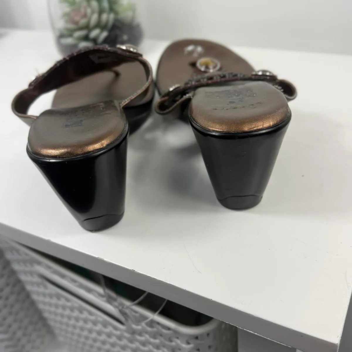 Beautiful Womens Shoes Size 8‎ Brown - Image 4