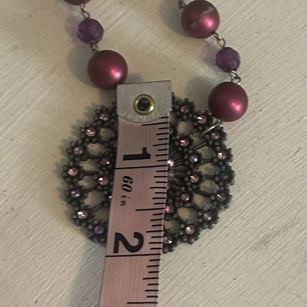 Jewel Pendant Necklace‎ Gray - Image 16