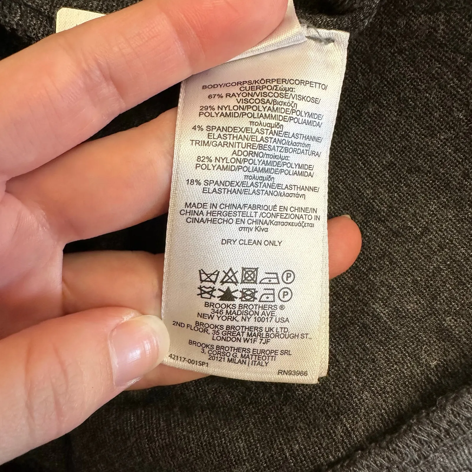 Brooks Brothers Sleeveless Sheath Dress Gray Size 0 Work Office Career Classic - Image 8