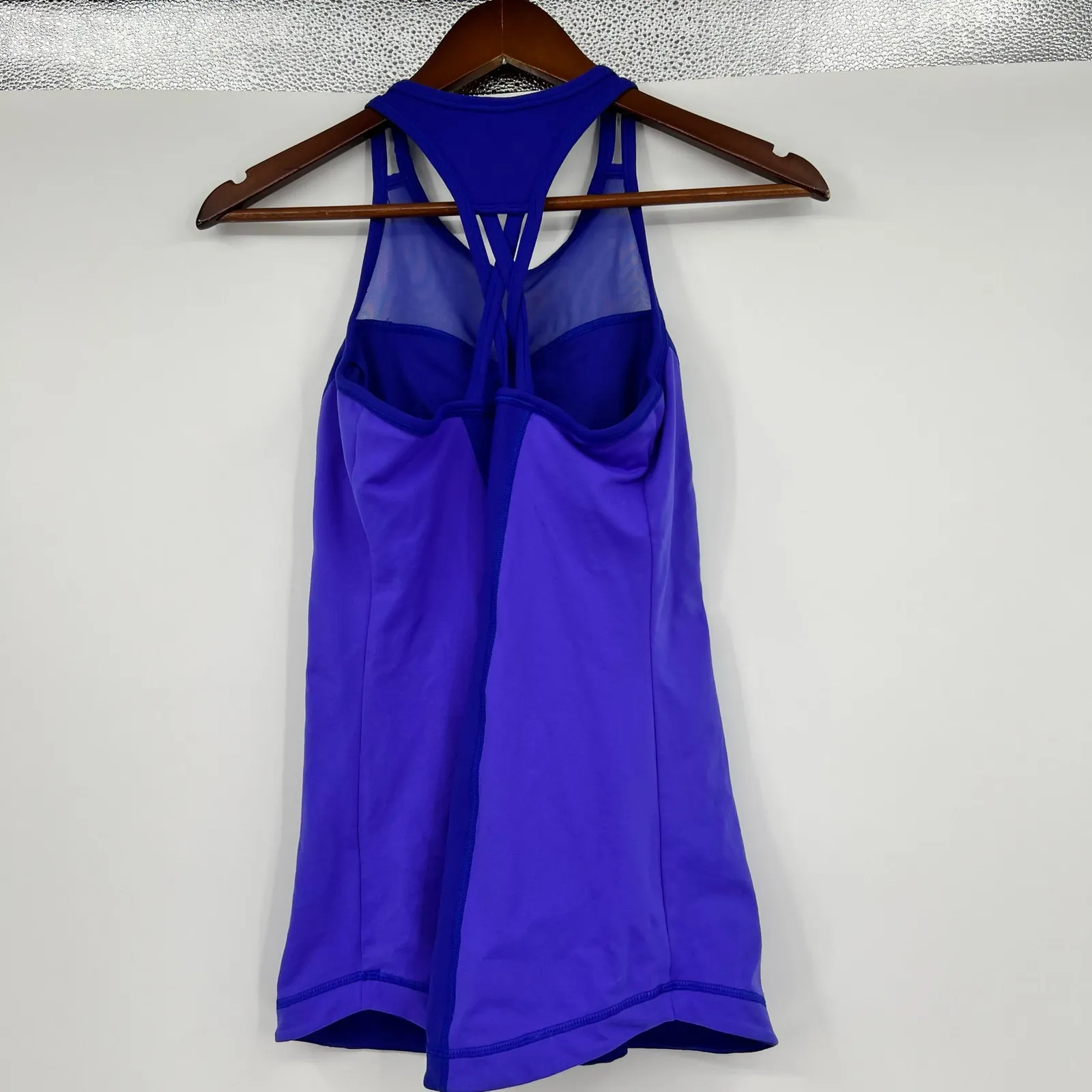Calia by Carrie Underwood blue Built in Bra Racerback Athletic Tank Top sz small - Image 7