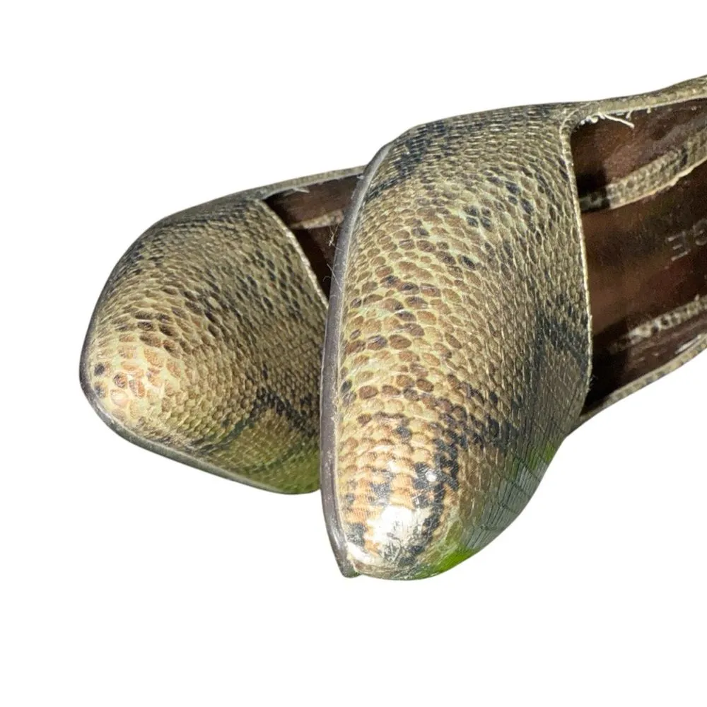 Rampage metallic snakeskin heels size 8.5 - Image 10