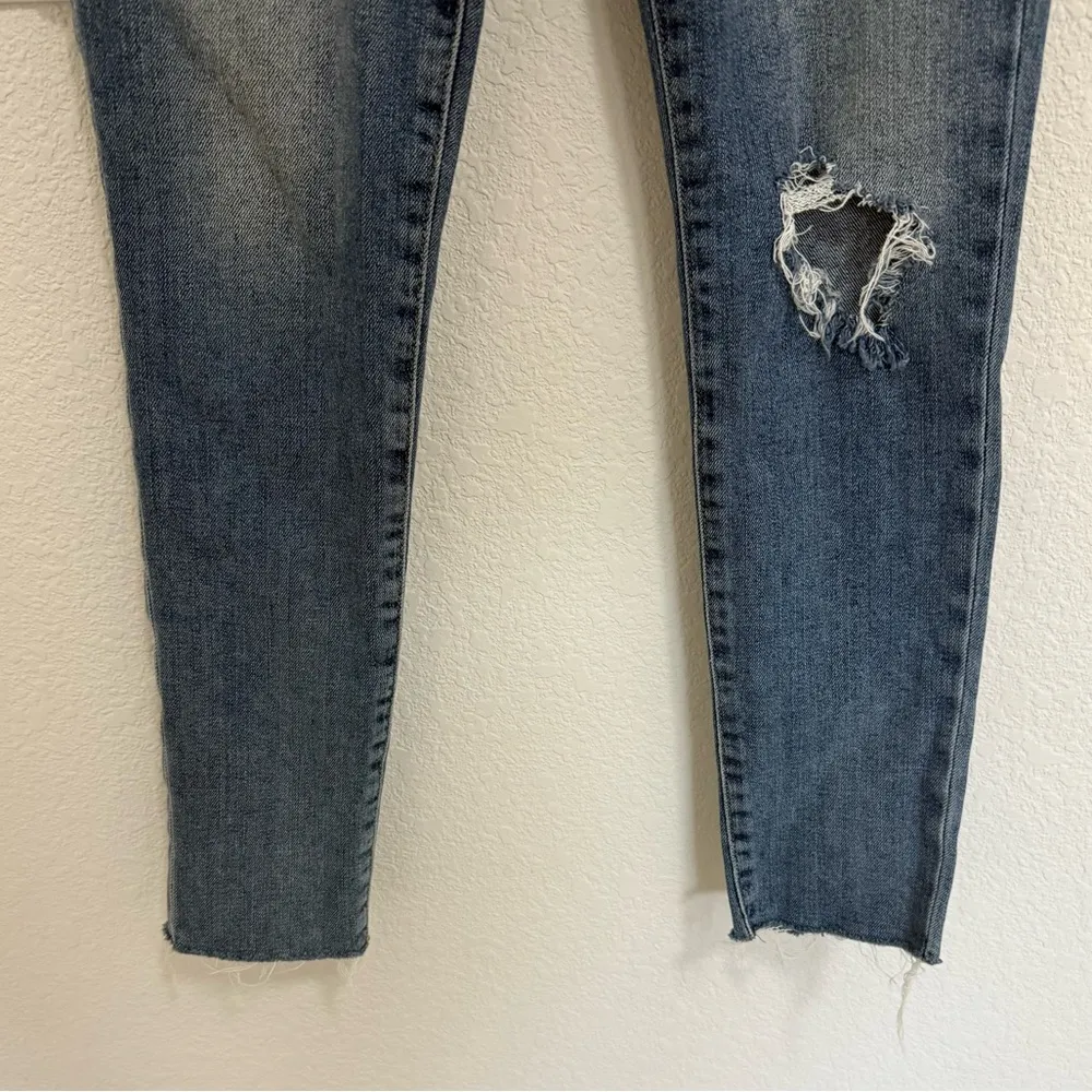 JOE’S Jeans High Rise Skinny Ankle Distressed Denim Size 26 Wheaton Blue Wash - Image 5