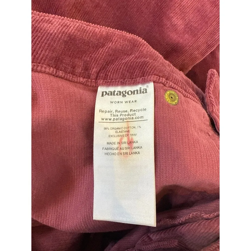 Patagonia Purple Fuschia Grand Pitch Corduroys EUC Sz 28 Pockets Organic Cotton - Image 8