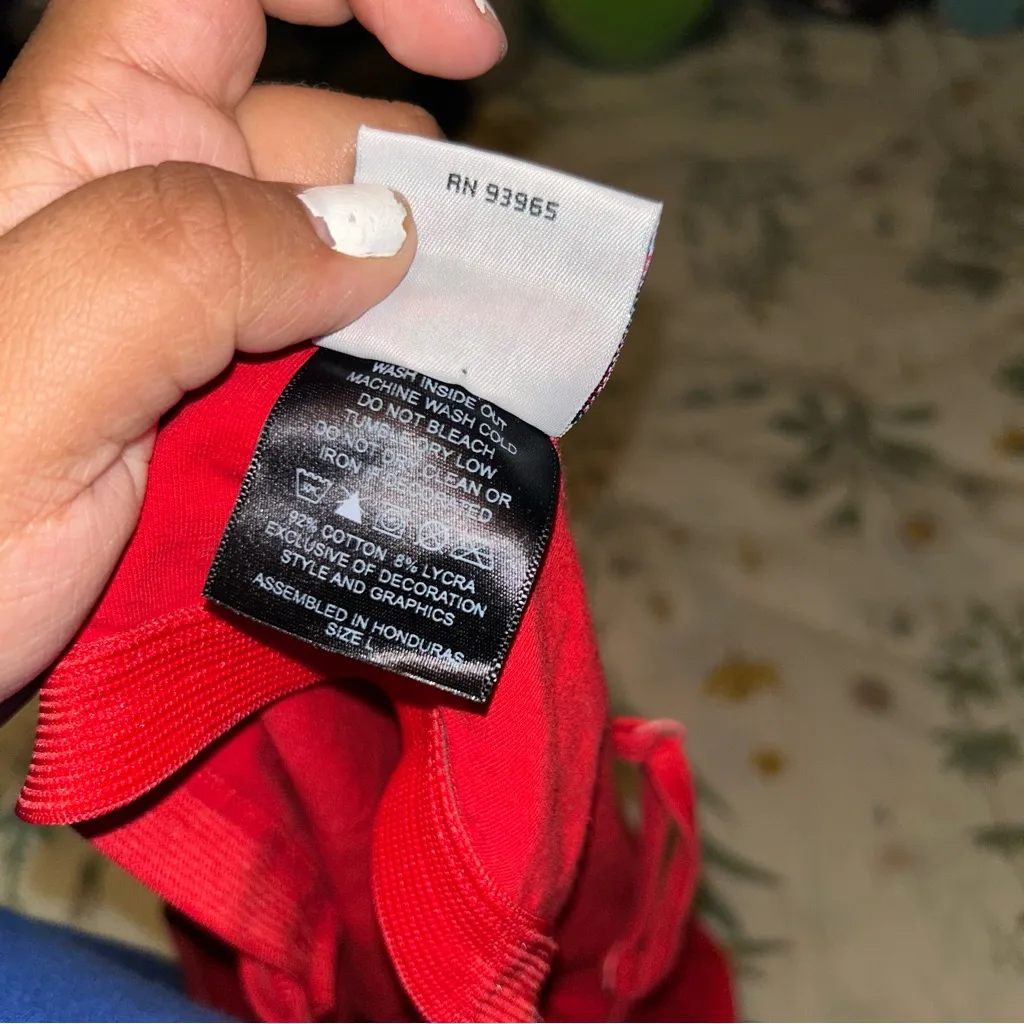 NASCAR Carl Edwards Shirt Ladies Large Tank Top Cami Red #99 Car Racing - Image 5