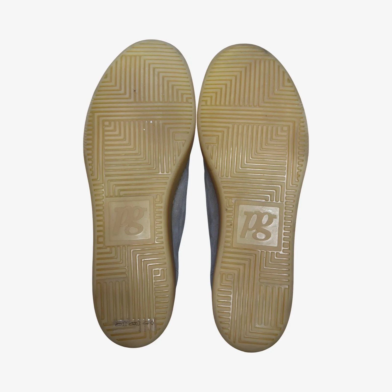 Paul Green Super Soft Leather Sneakers UK 7 ≈ US 9.5 Beige Metallic Suede - Image 8