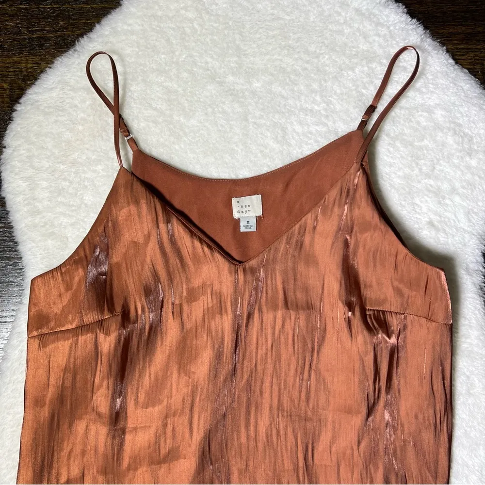 A New Day Rust Orange Tank Top - Image 2