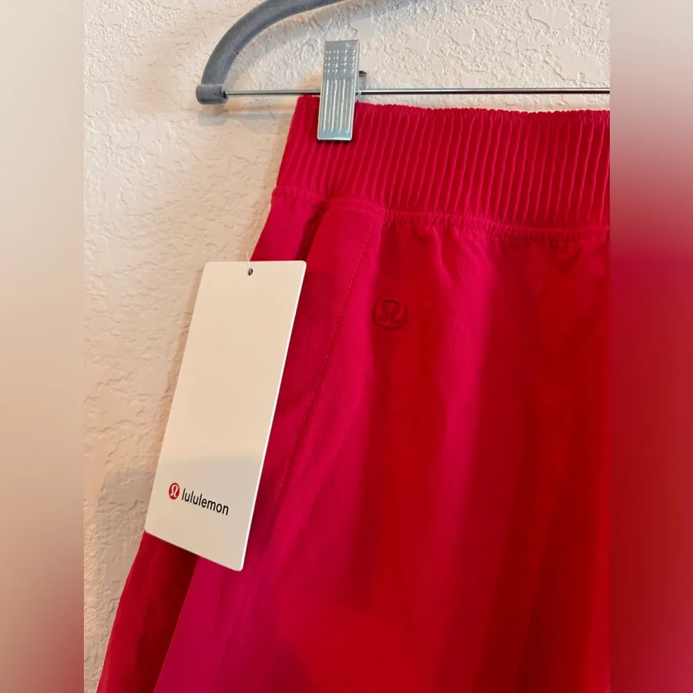 Lululemon NWT  Stretch Woven Relaxed-Fit HR Short 4" / Cherry Mist - Image 6
