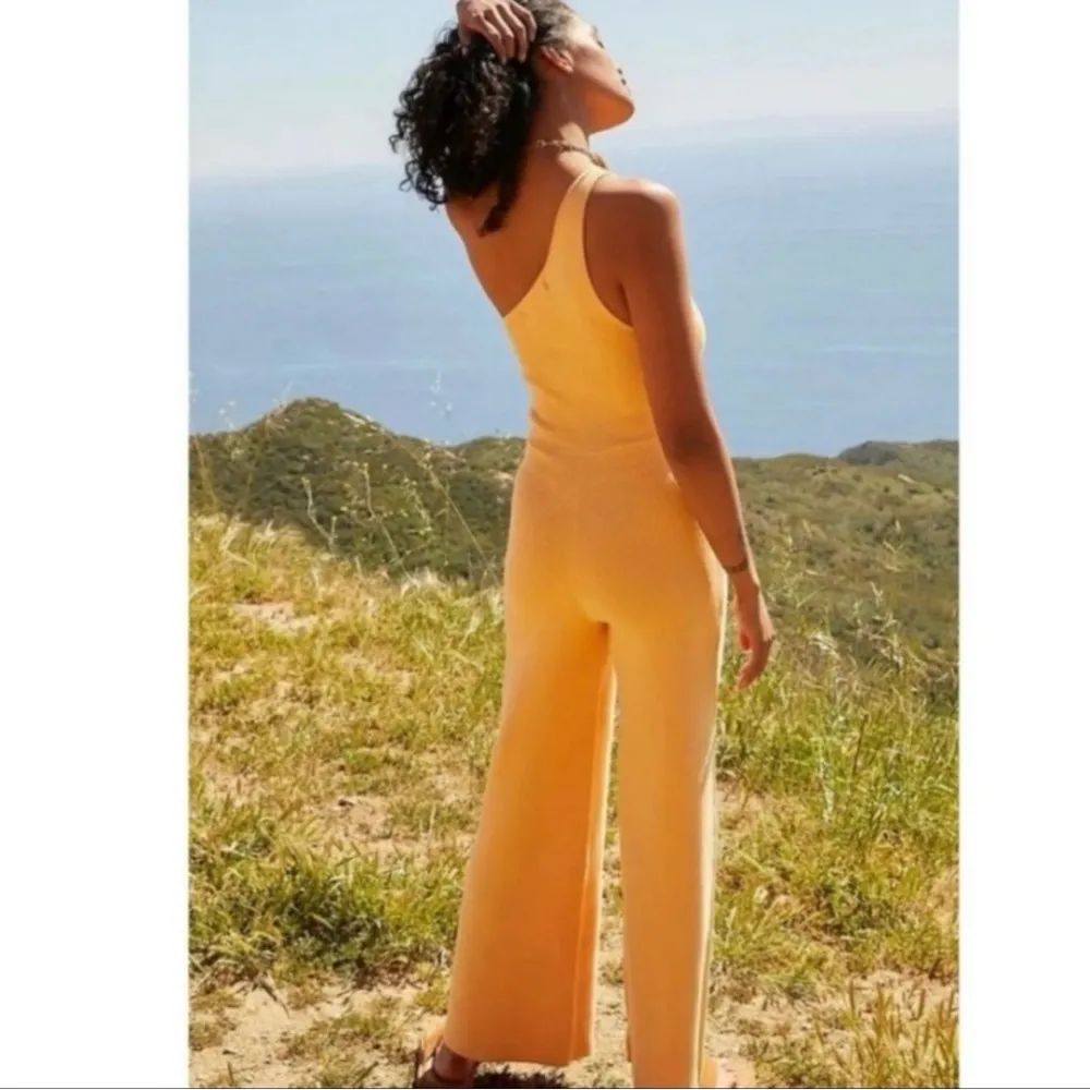 Peach Knit Jumpsuit - Image 2