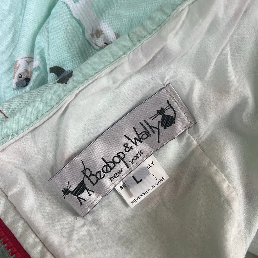 Beebop & Wally Pug Dress Green Size L - Image 5