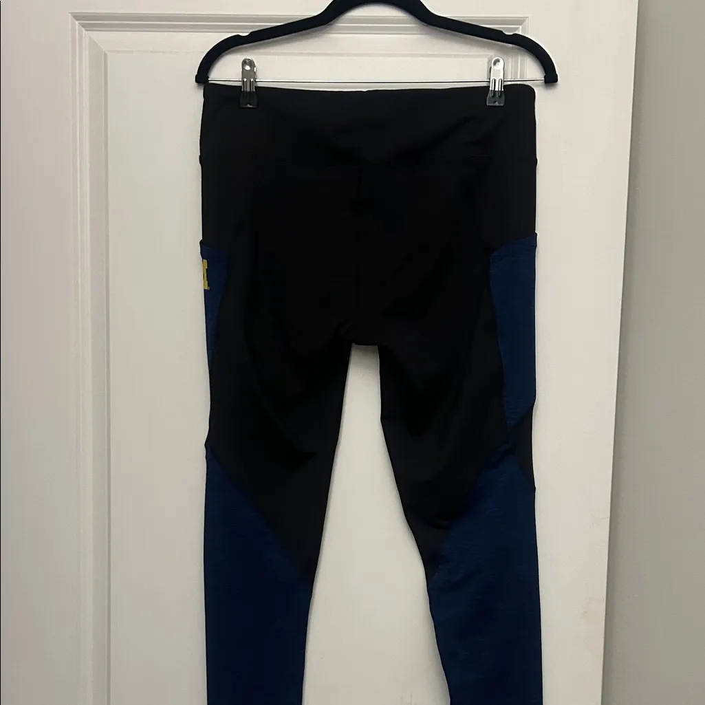 Michigan Black and Blue Leggings Size L - Image 4